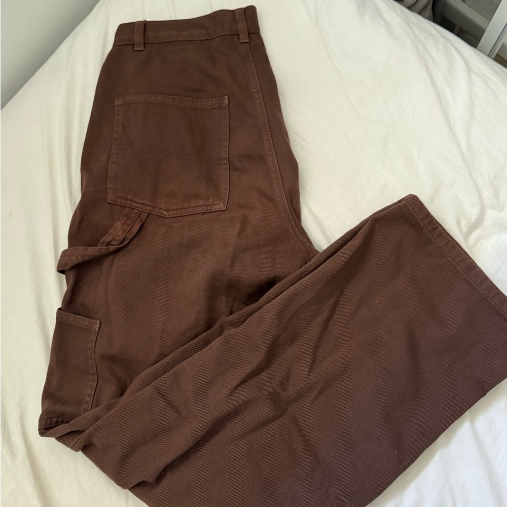 Brown carpenter pants